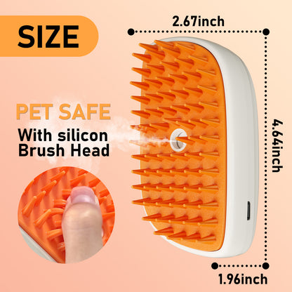 Dog Steam Brush,  Hair Removal, Spa Steamer