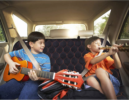 Dog Car Seat Cover Waterproof Pet Bench Seat Cover Nonslip and Heavy Duty Pet Car Seat Cover for Dogs with Universal Size Fits Cars, Trucks and Suvs (60" W X 51" L, Black)