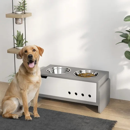 Elevated Dog Bowls - Elegant Indoors
